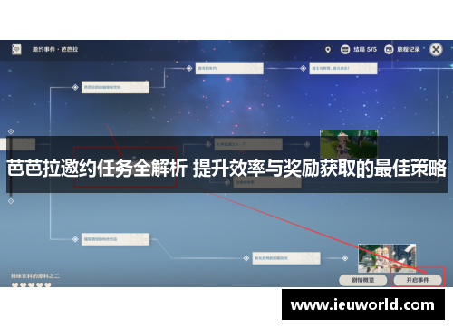 芭芭拉邀约任务全解析 提升效率与奖励获取的最佳策略